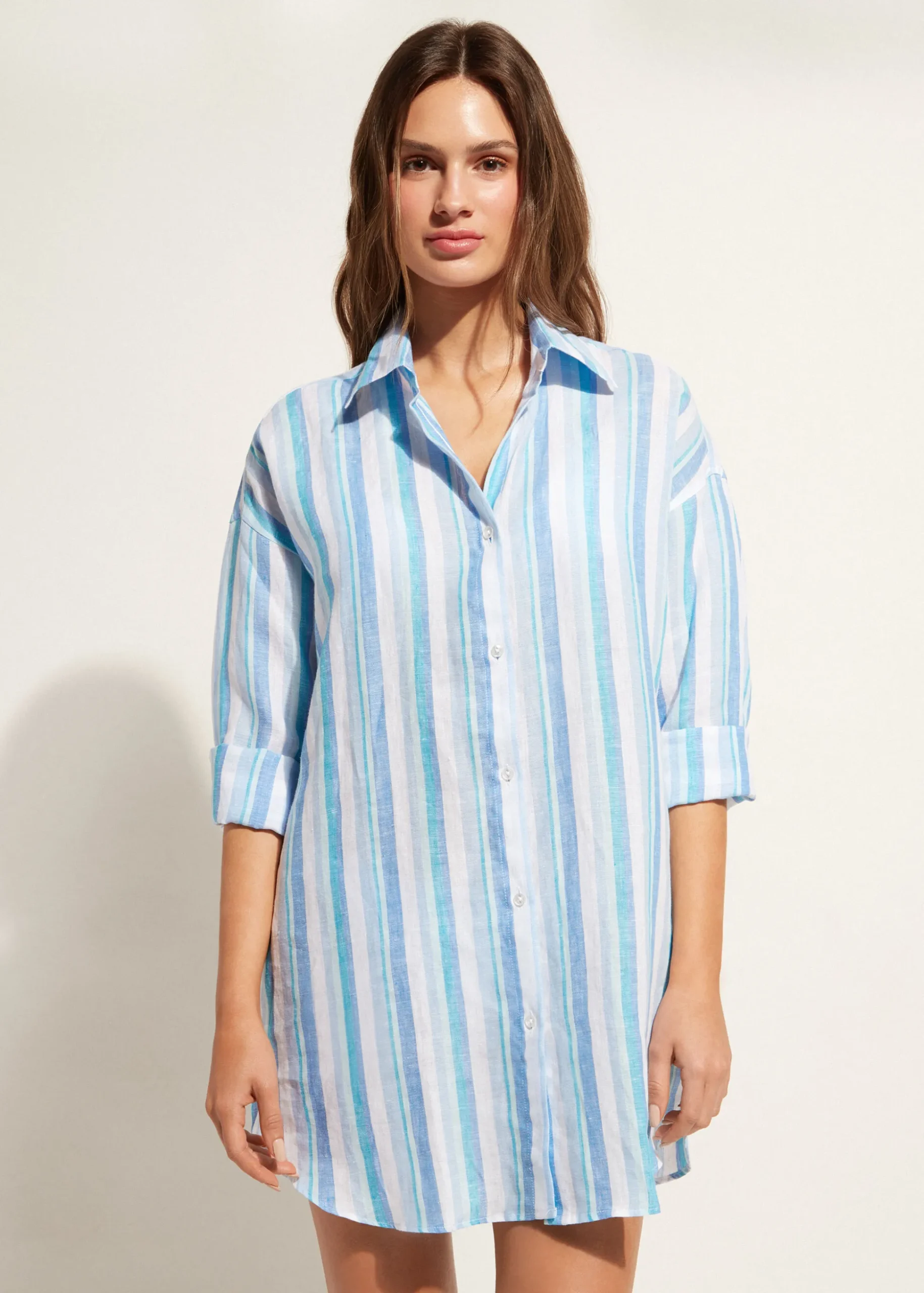 Chemise Longue En Lin