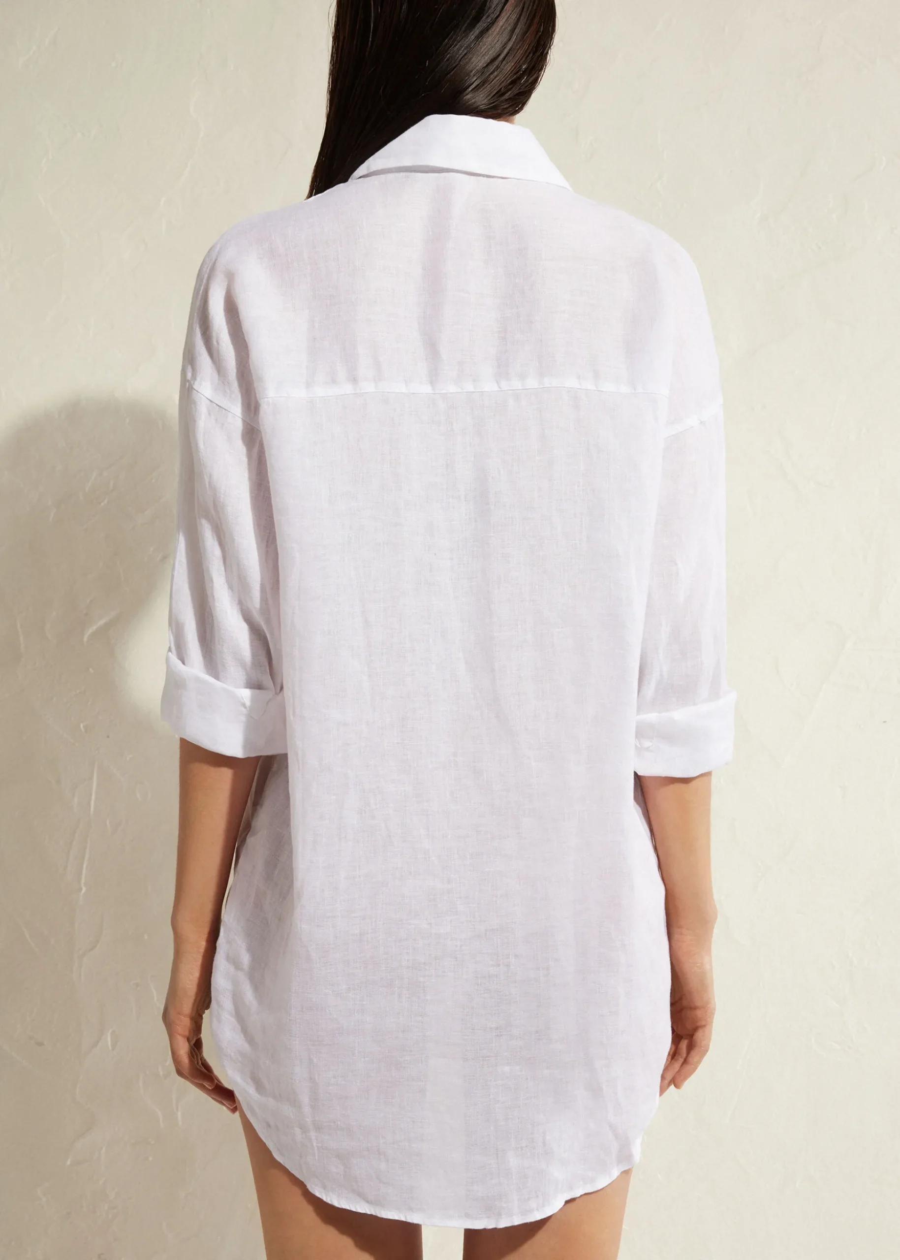 Chemise Longue En Lin