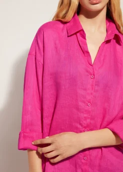 Chemise Longue En Lin