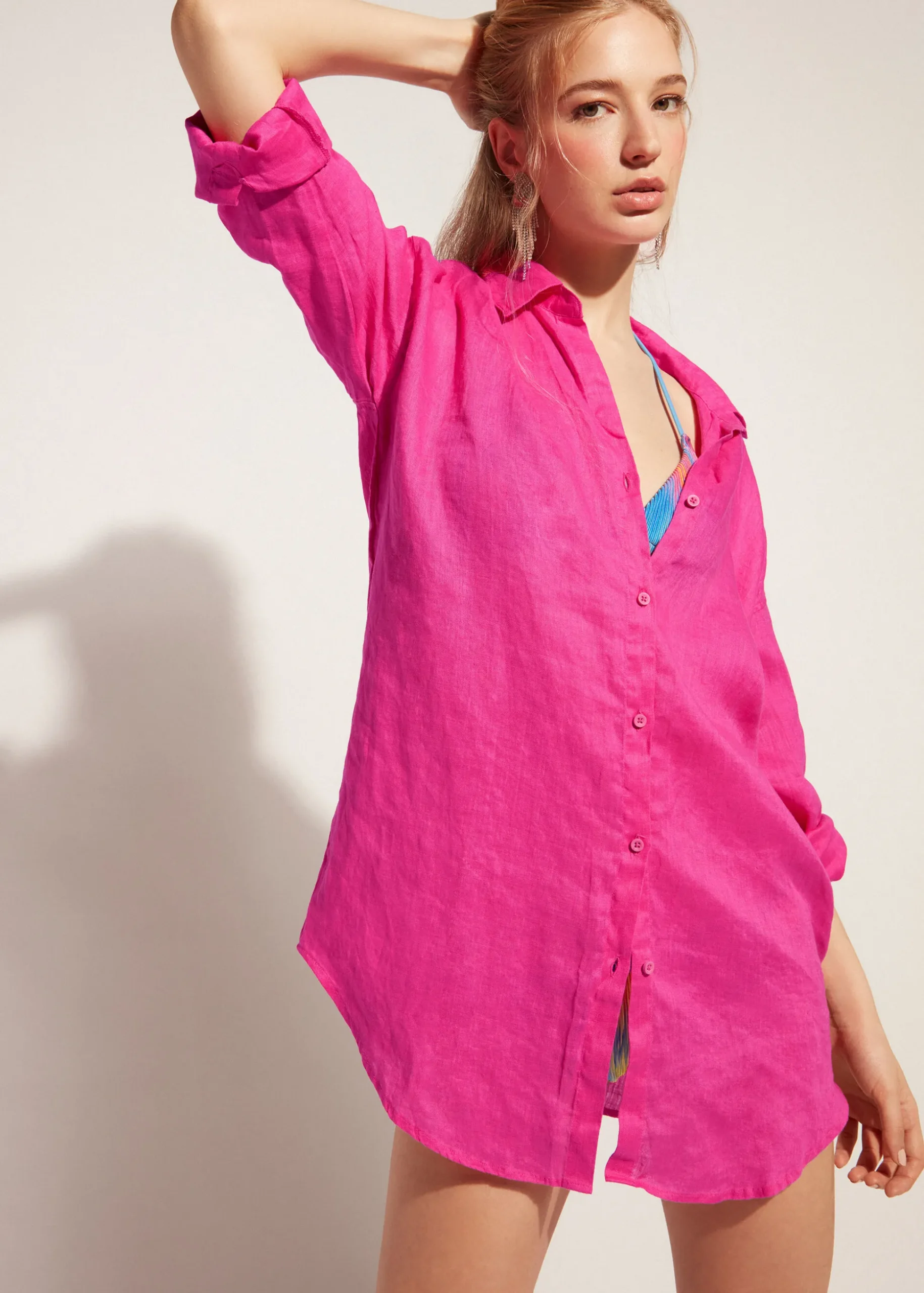 Chemise Longue En Lin