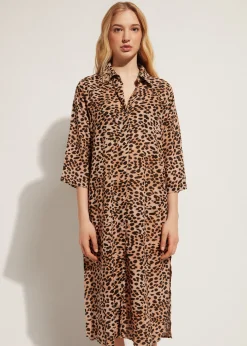 Chemise Mi-Longue Fantaisie Animalier