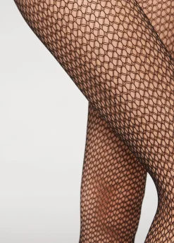 Collant Resille Fantaisie Geometrique