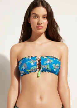 Haut De Maillot Bandeau Reversible Rembourre Cancun