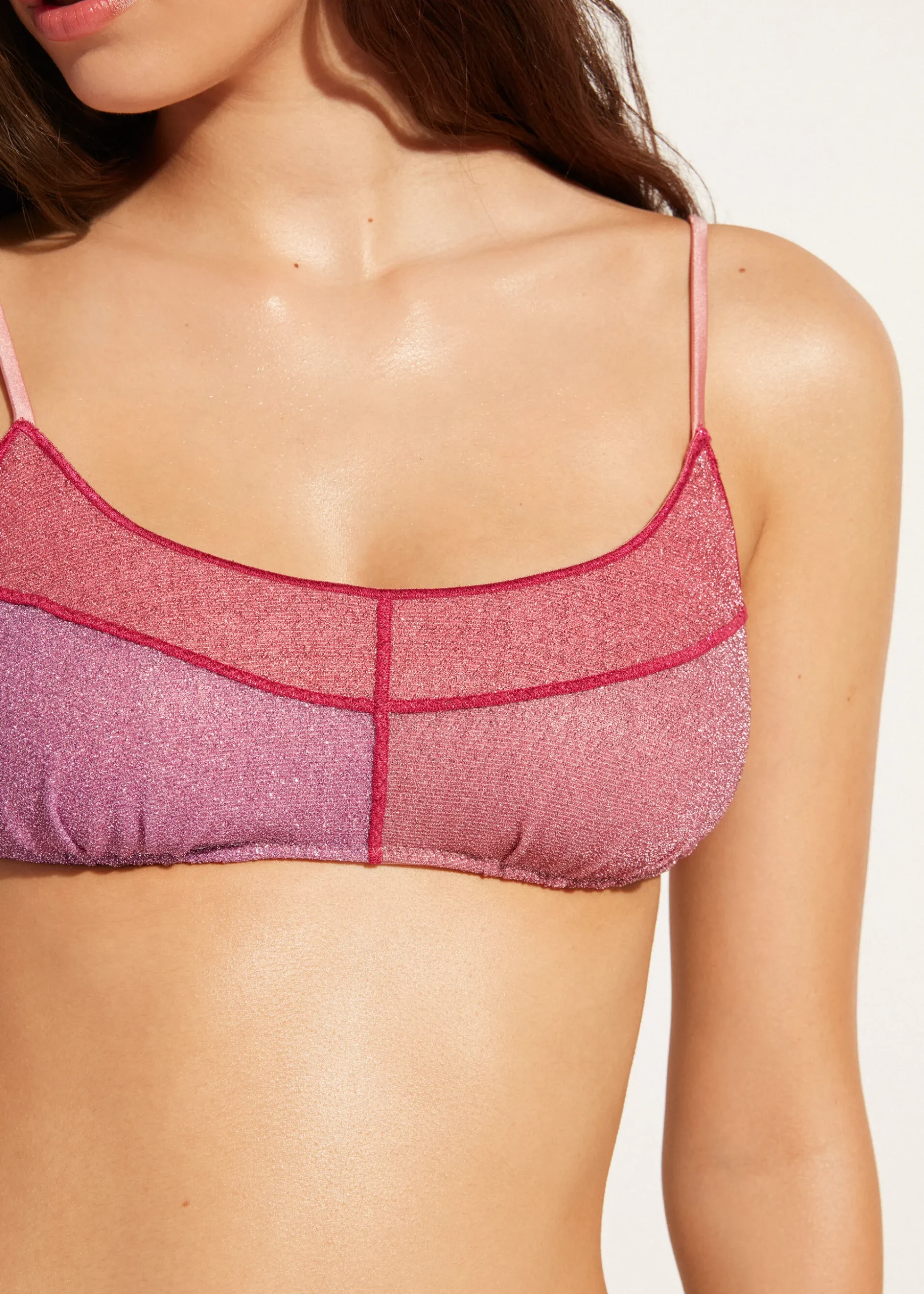 Haut De Maillot Brassiere A Fibres Metalliques Lisbona