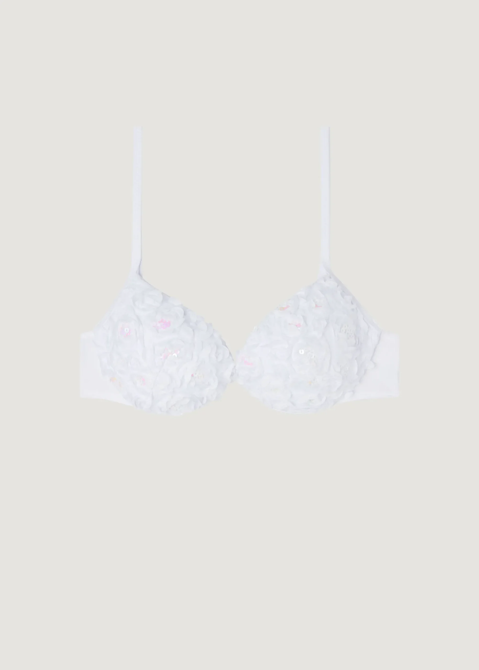 Haut De Maillot Push-Up Rembourre A Fleurs Parigi