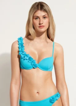 Haut De Maillot Push-Up Rembourre A Fleurs Honolulu