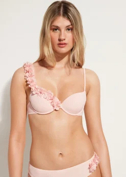 Haut De Maillot Push-Up Rembourre A Fleurs Honolulu