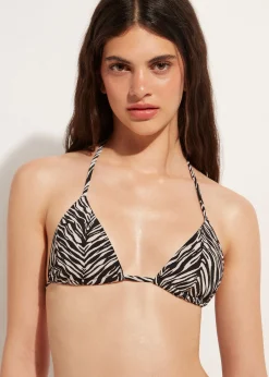 Haut De Maillot Triangle Coulissant Zebre Nairobi