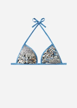 Haut De Maillot Triangle Rembourre Progressif Animalier Mykonos