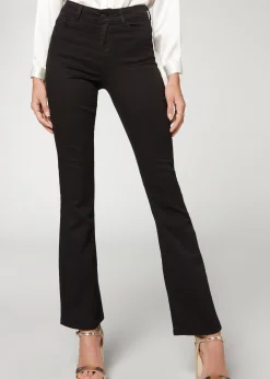 Jean Bootcut Taille Haute Denim Super Flexible