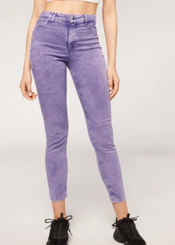 Jean Skinny Push-Up Delave