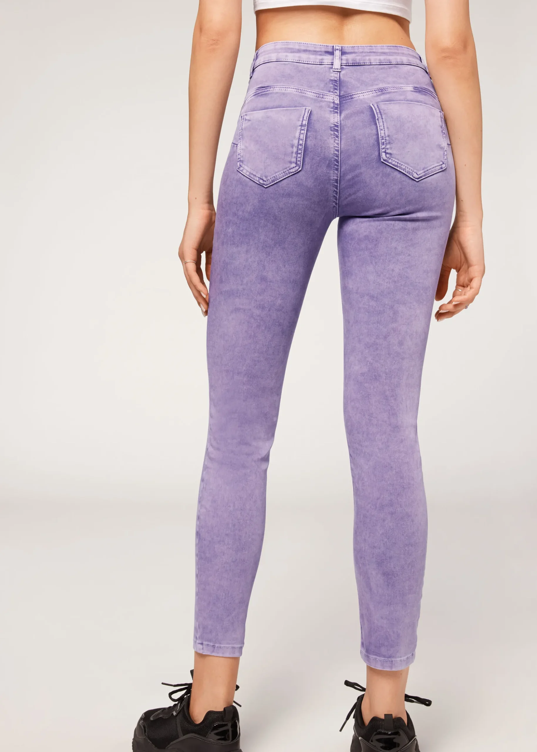 Jean Skinny Push-Up Delave