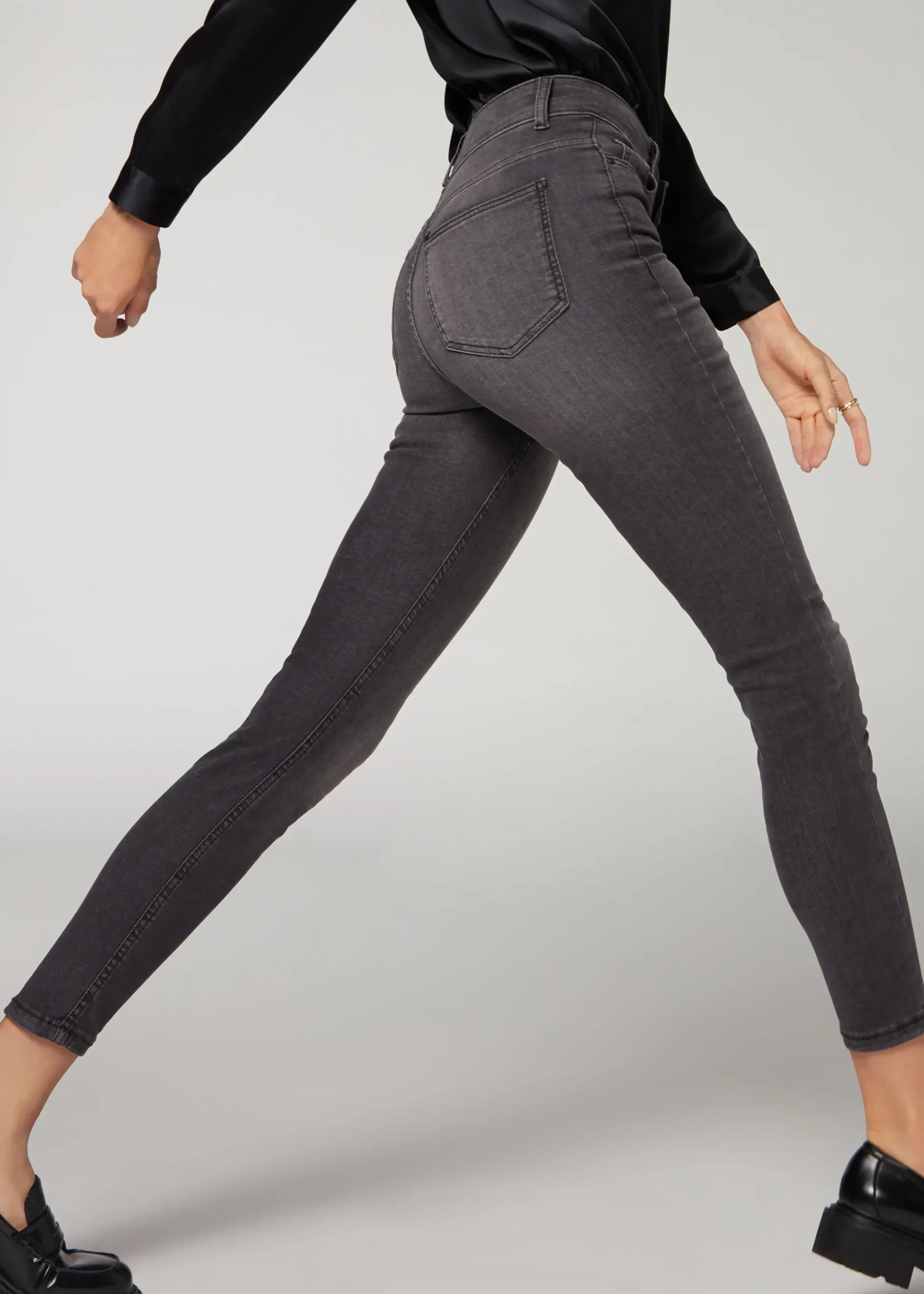 Jean Superskinny Taille Haute Denim Super Flexible