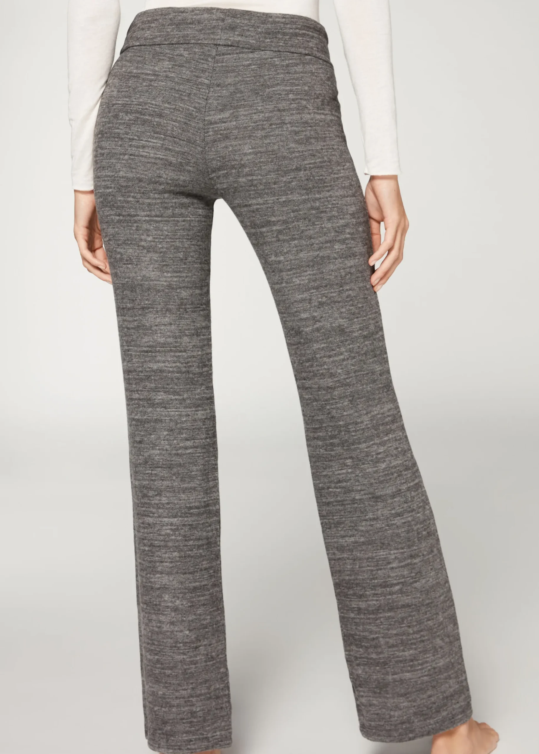 Legging Coupe Droite Cachemire