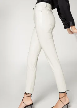 Legging Effet Cuir Thermique