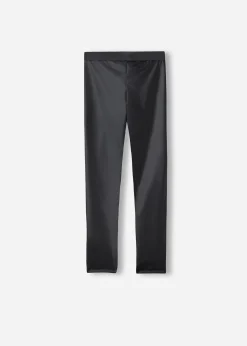 Legging Fille Effet Cuir