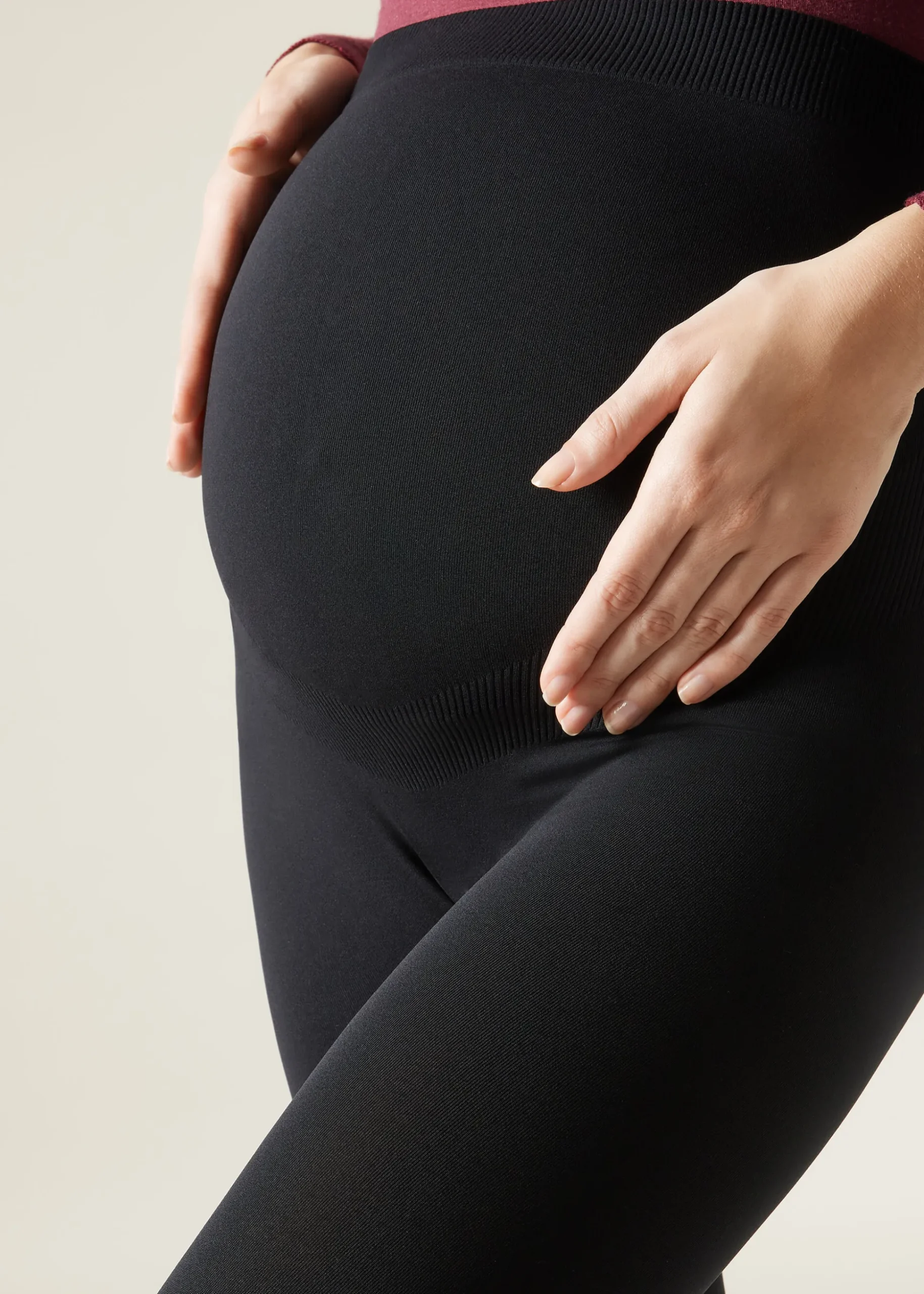 Legging Opaque 100 Deniers En Microfibre Maternite