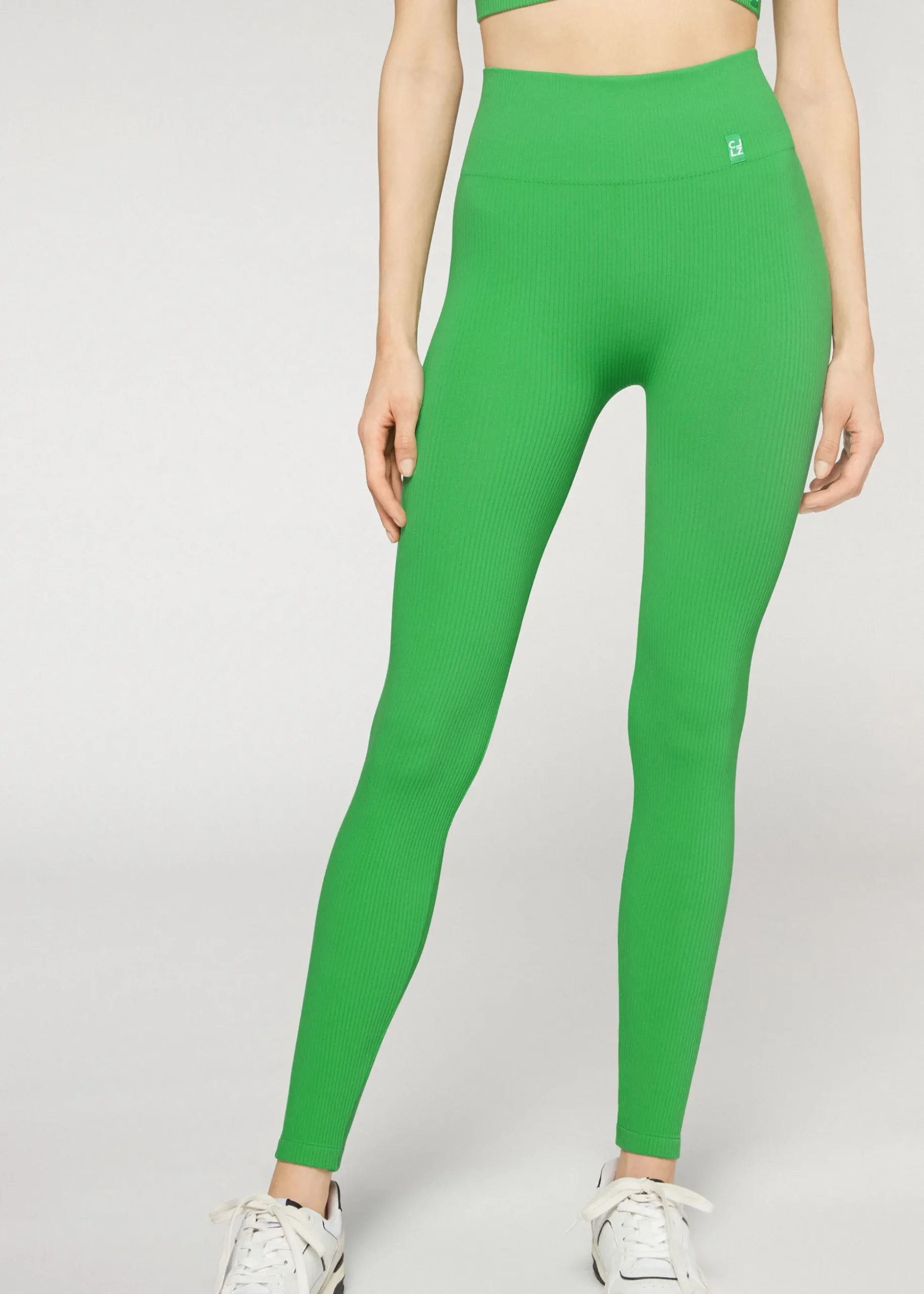 Legging Sportif Sans Coutures A Fines Cotes