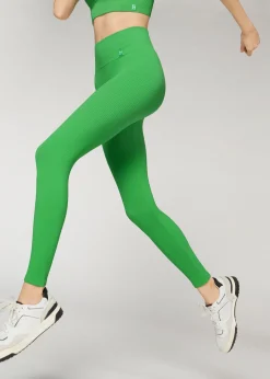 Legging Sportif Sans Coutures A Fines Cotes