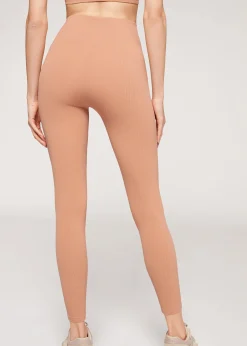 Legging Sportif Sans Coutures A Fines Cotes