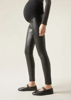 Legging Thermique Enduit De Maternite
