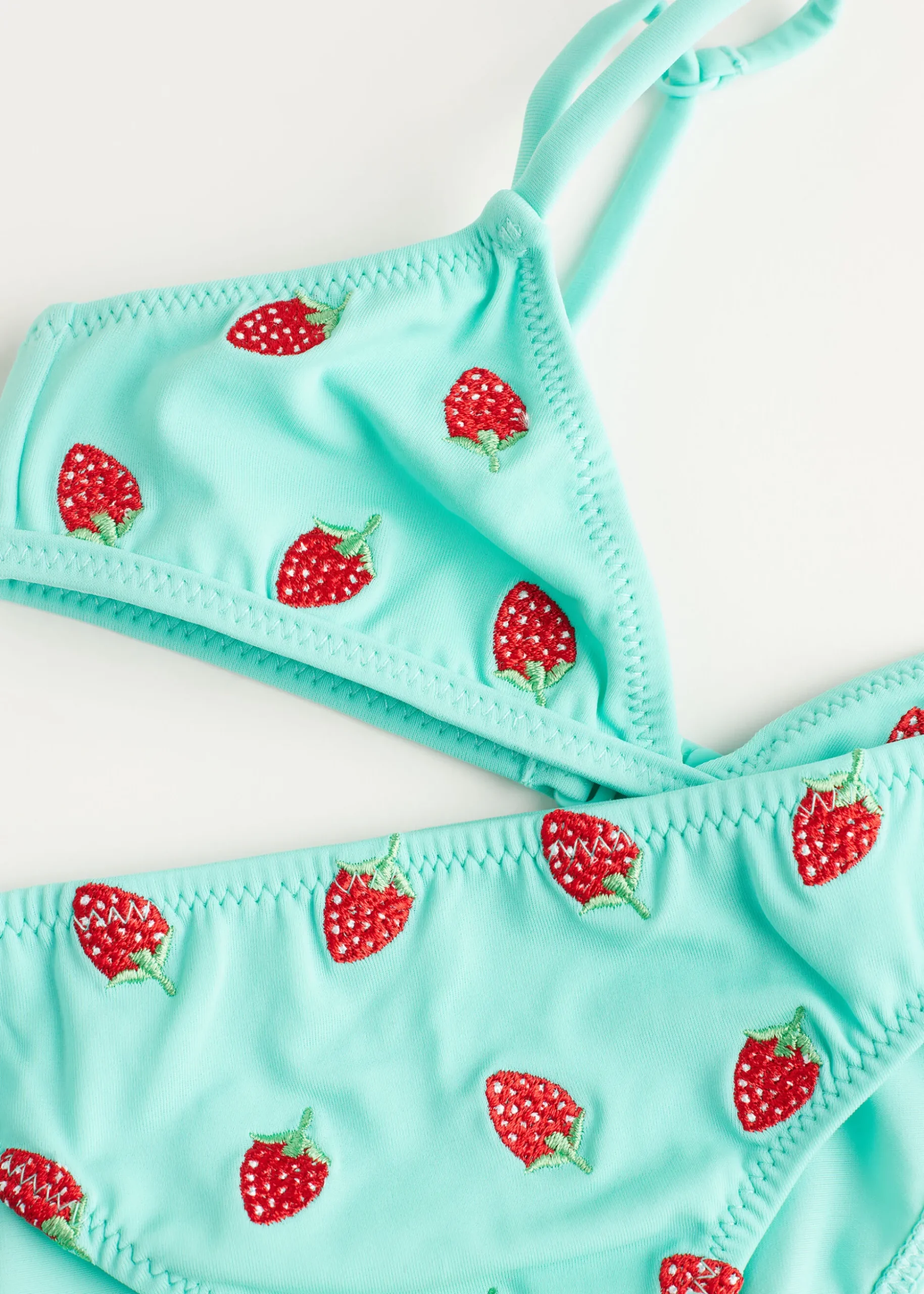 Maillot De Bain Deux Pièces Fraises Fille Elsa