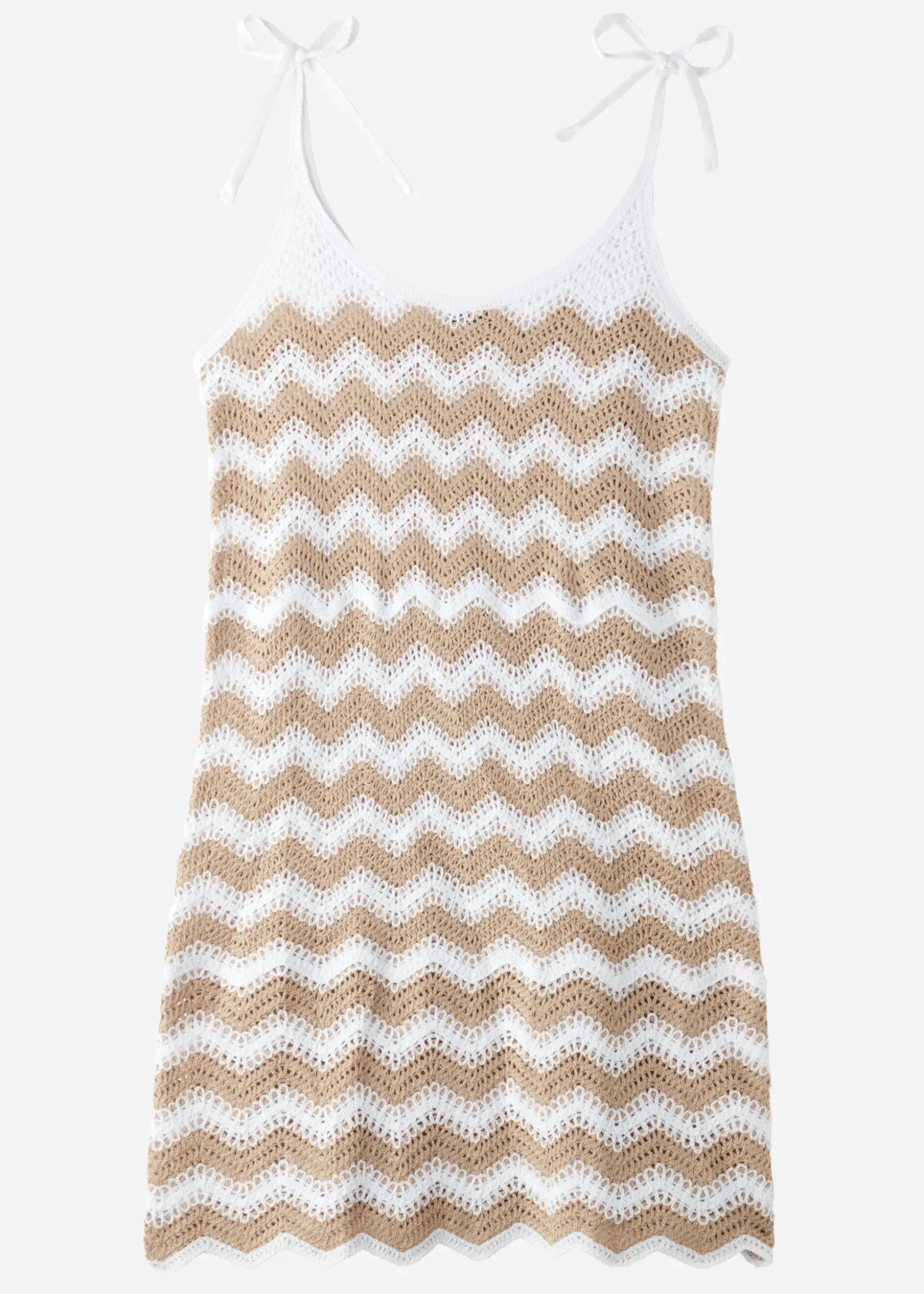 Robe En Crochet Avec Motif Chevrons