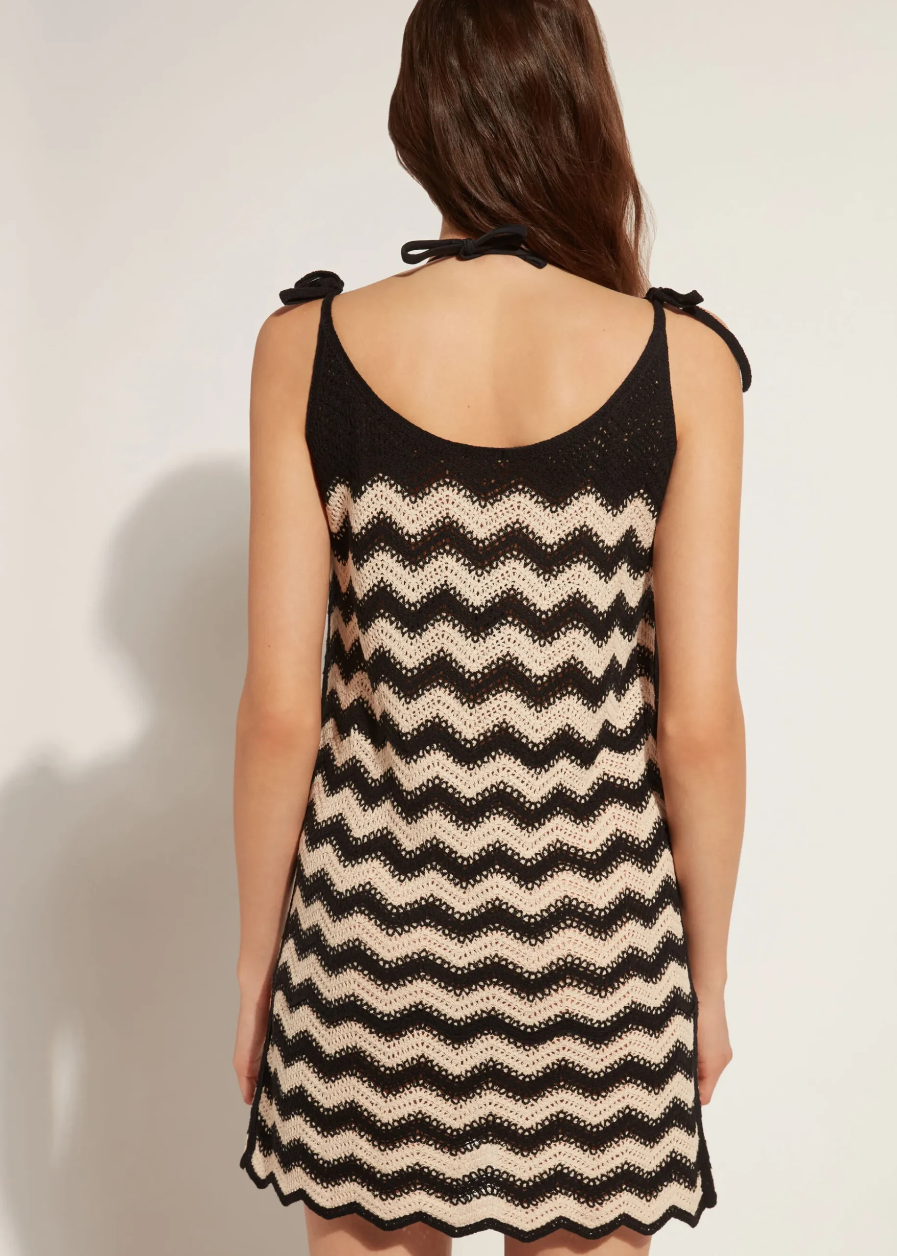 Robe En Crochet Avec Motif Chevrons