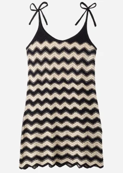 Robe En Crochet Avec Motif Chevrons
