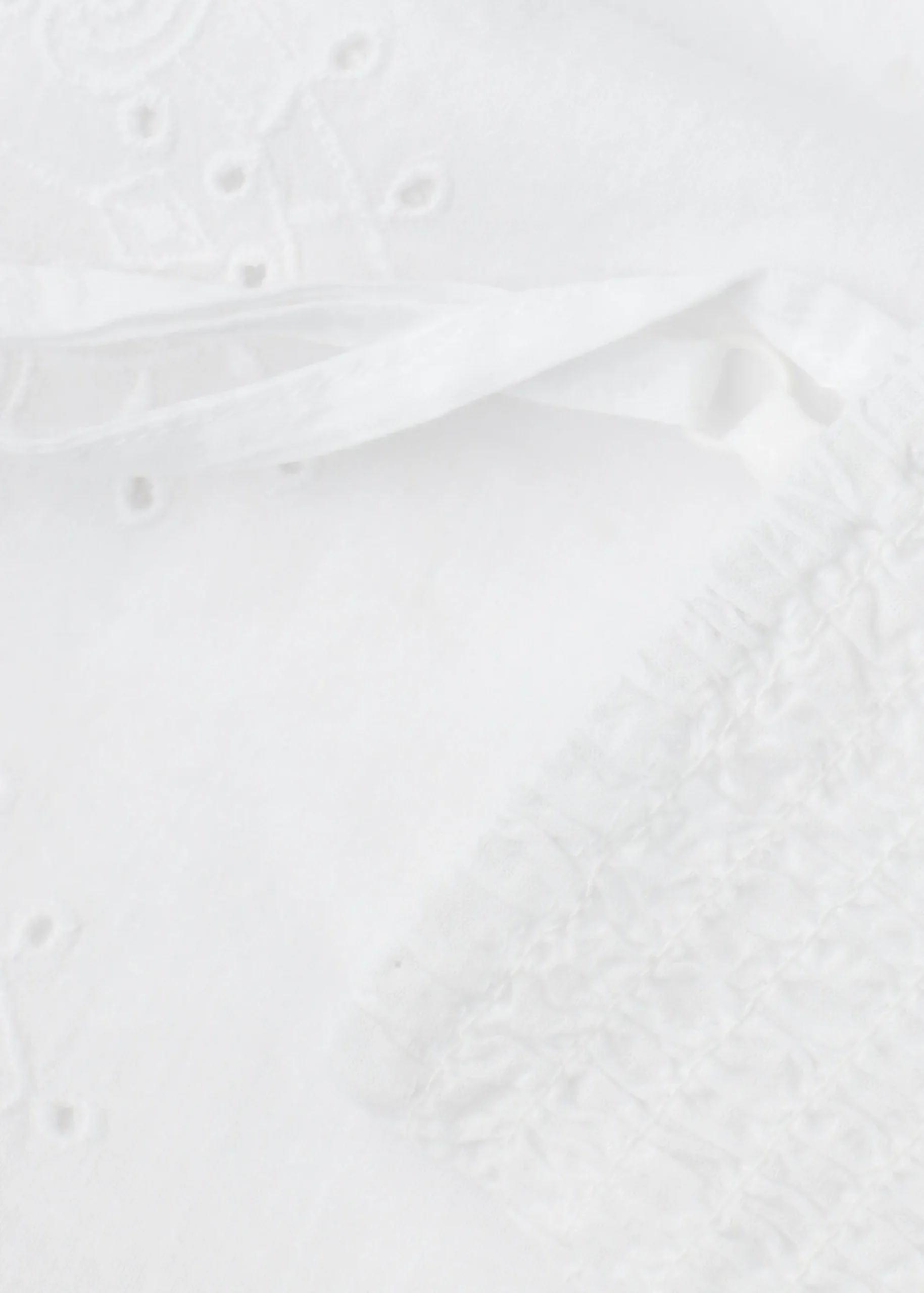 Robe Fille Avec Dentelle Anglaise