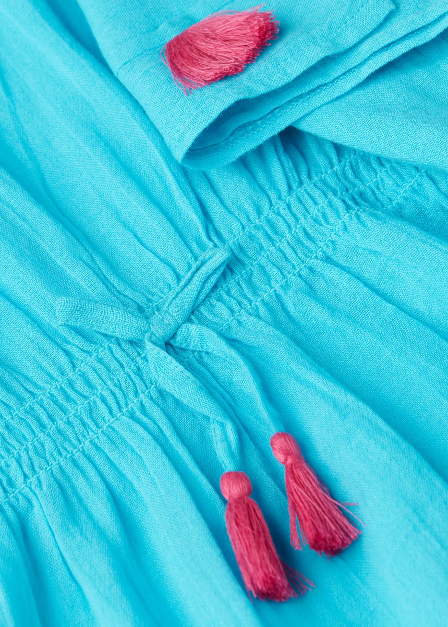 Robe Kaftan Fille Avec Pompons
