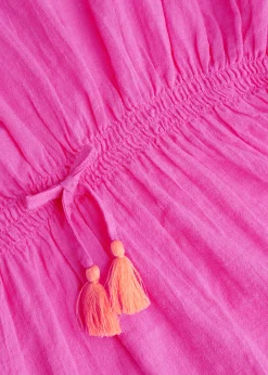 Robe Kaftan Fille Avec Pompons