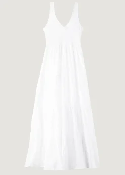 Robe Longue Avec Jupe A Volants