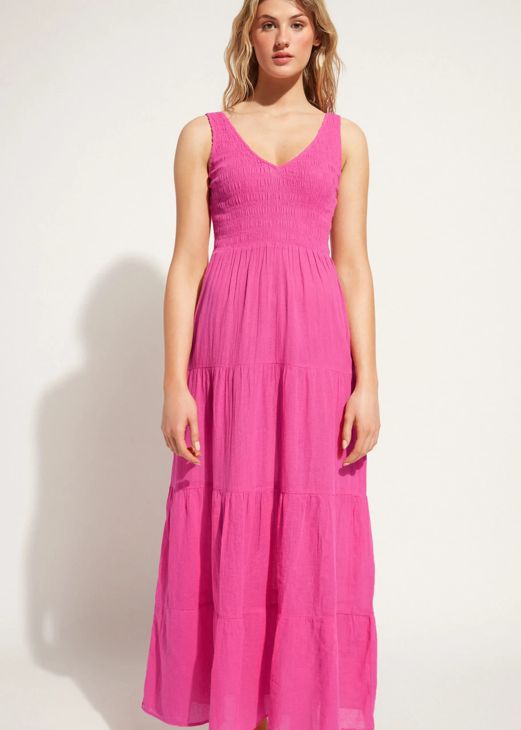 Robe Longue Avec Jupe A Volants