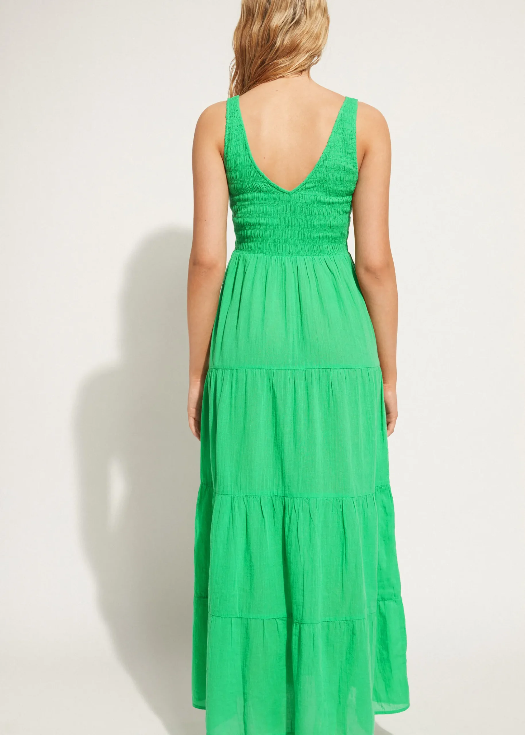 Robe Longue Avec Jupe A Volants