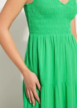Robe Longue Avec Jupe A Volants