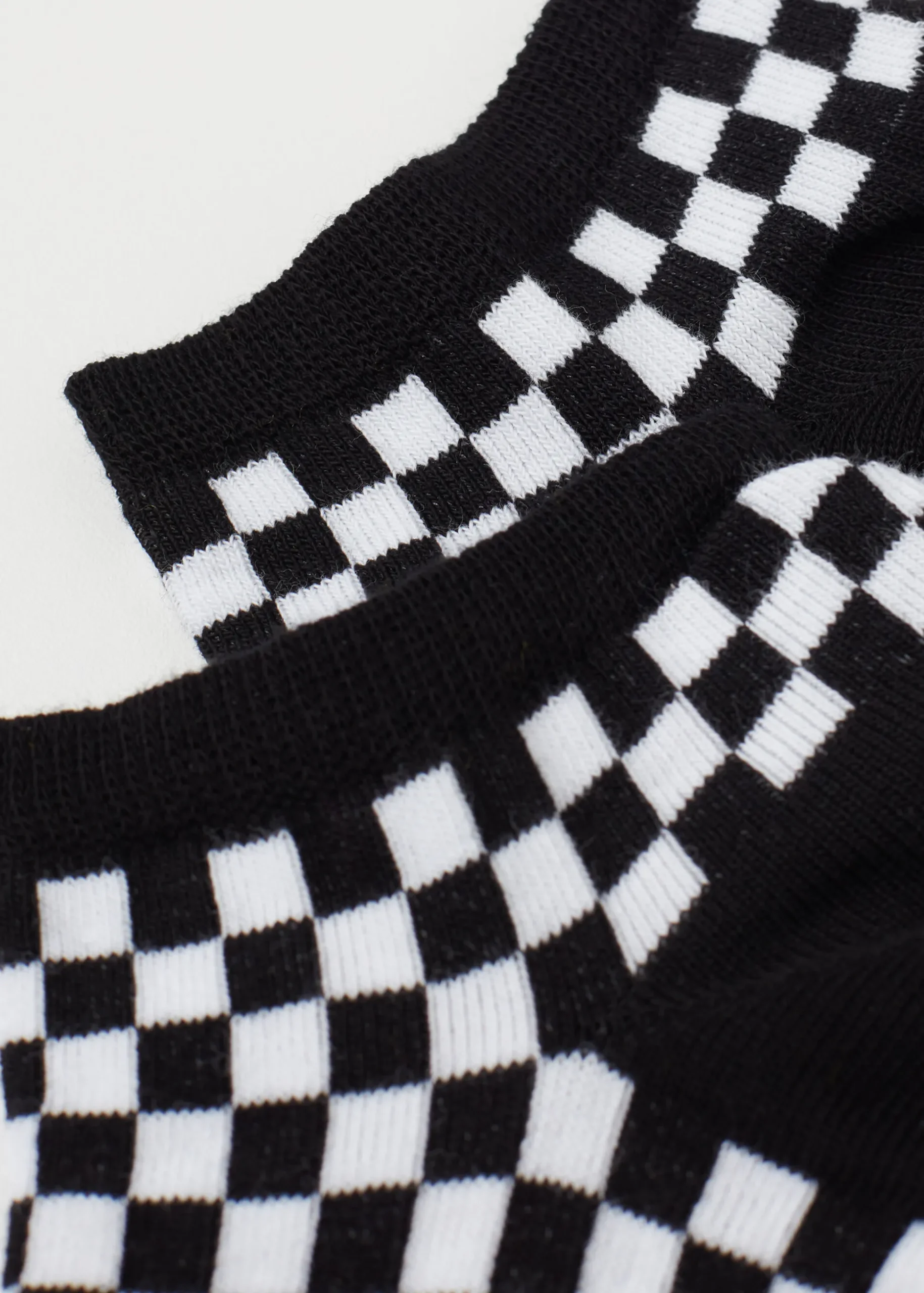 Socquettes Fantaisie A Petits Carreaux
